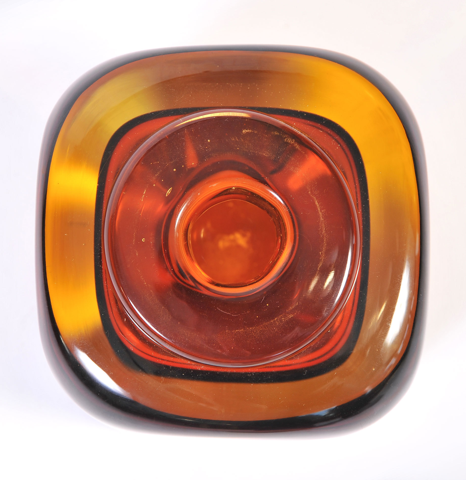 Amber Glass Vase 03