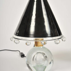 The image for Valerie Wade Lt592 Pair 1950S Glass Lamps Flavio Poli 05