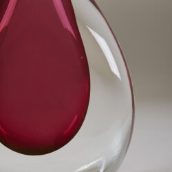 The image for Italian Raspberry Murano Lamps Valerie Wade 20 026 V1