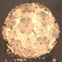 The image for White flower Globe 2